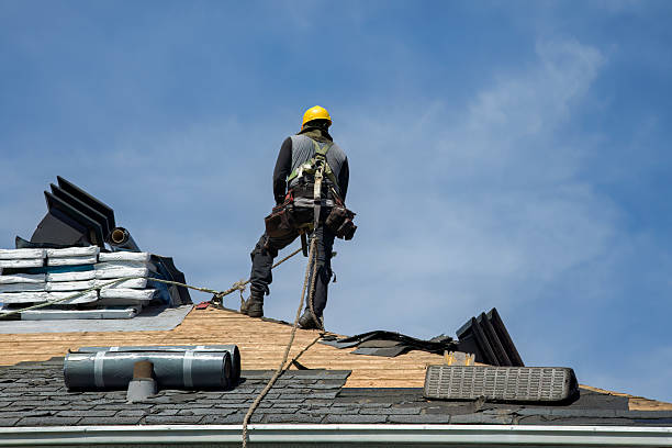 Professional Roof Replacement technician working in Pelham, NC